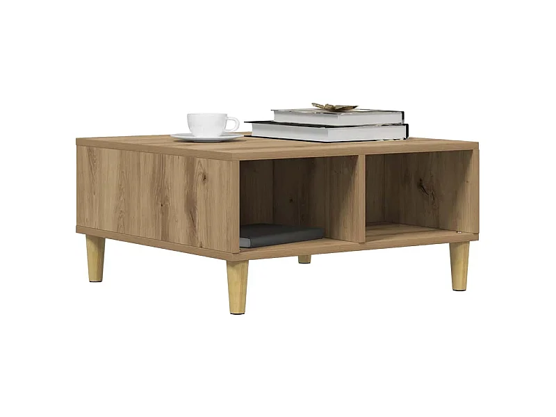 Couchtisch Artisan-Eiche 60x60x30 cm Holzwerkstoff
