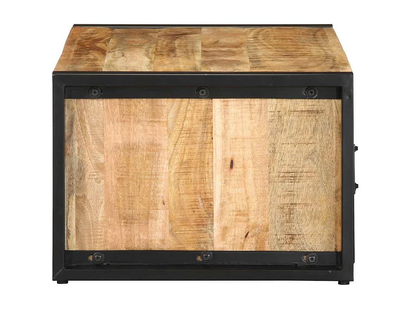 Table basse 90x50x36 cm bois de manguier massif brut