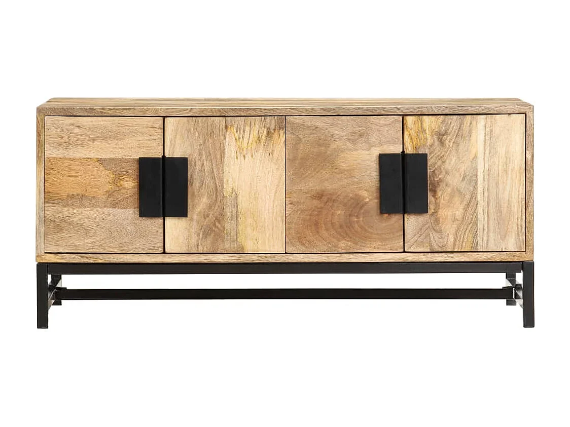 Couchtisch 90 x 55 x 40 cm Massivholz Mango