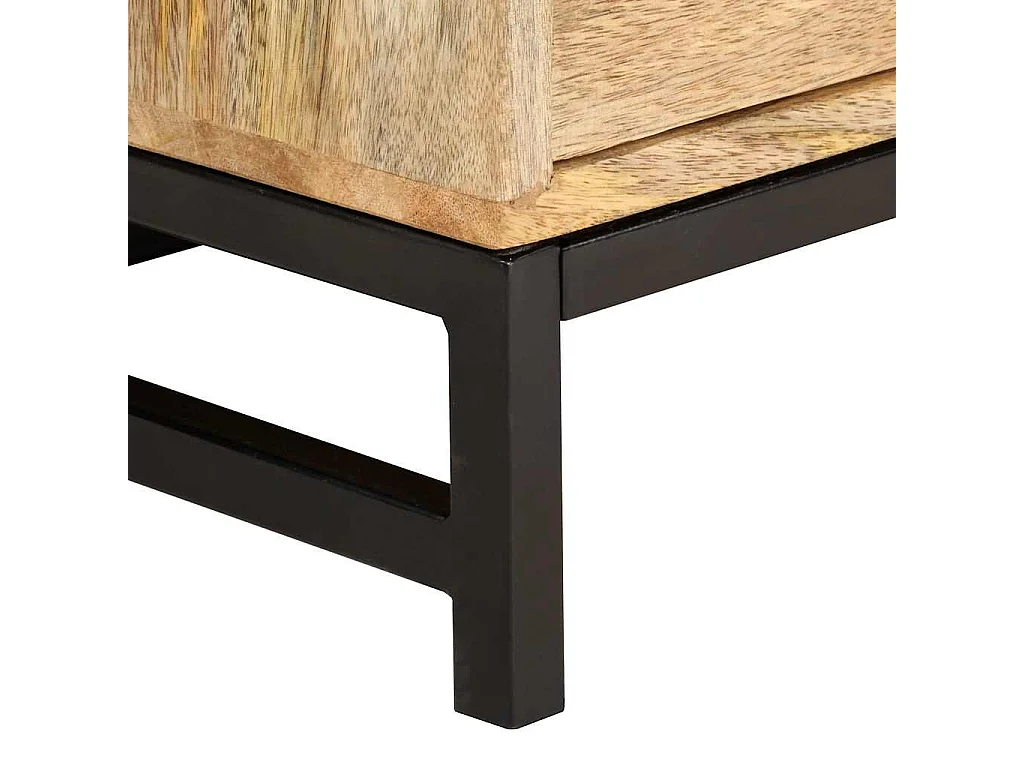 Table basse 90x55x40 cm Bois de manguier massif