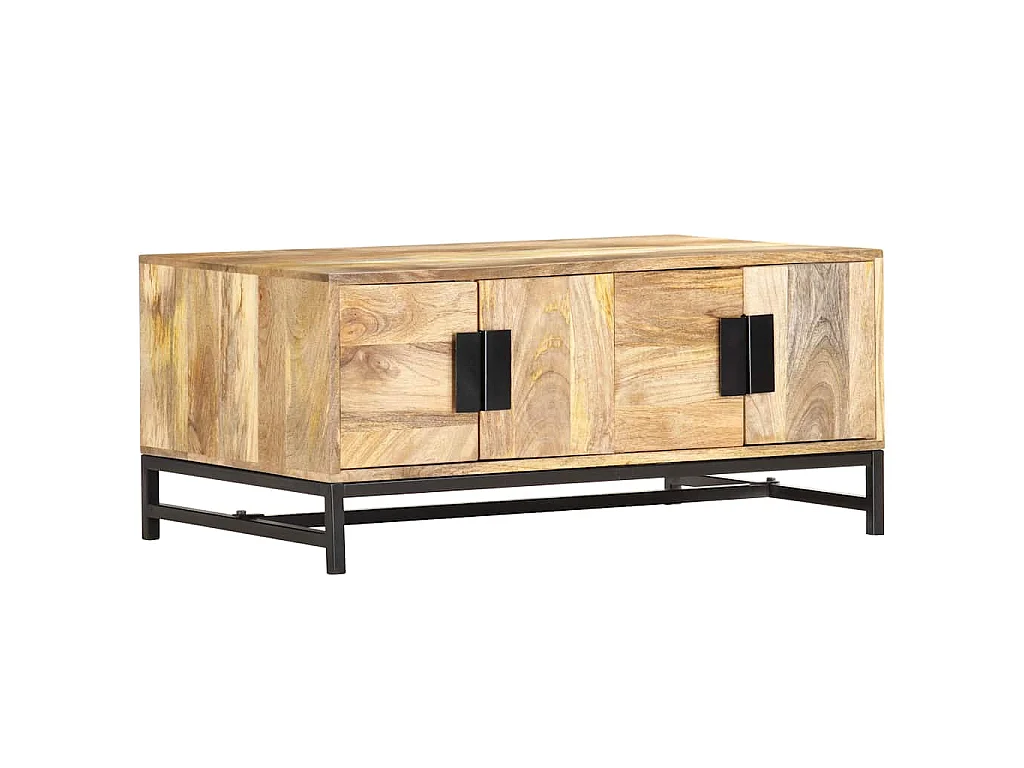 Table basse 90x55x40 cm Bois de manguier massif
