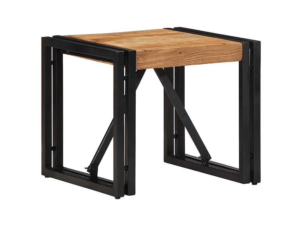Couchtisch 40x40x35 cm Massivholz Akazie