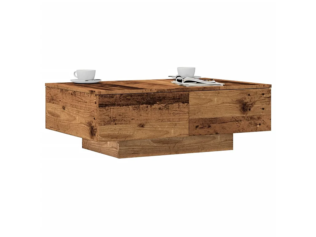Couchtisch Altholz-Optik 90x60x31 cm Holzwerkstoff
