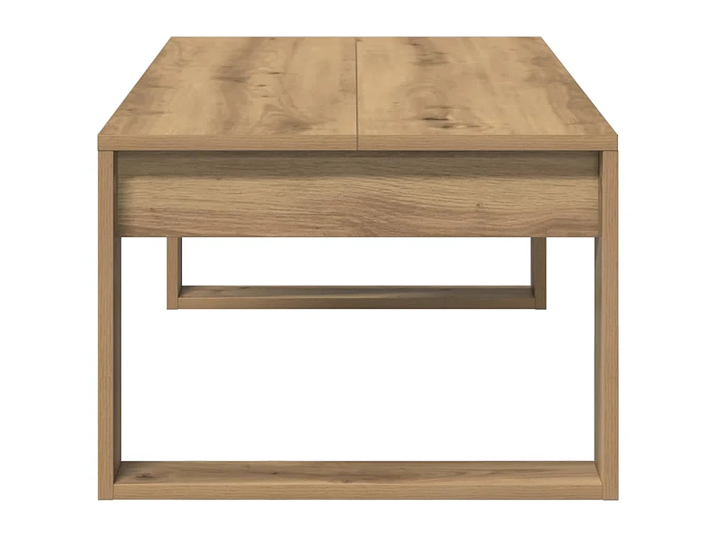 Tavolino Salotto Rovere Artigianale 102x50x35 cm in Truciolato