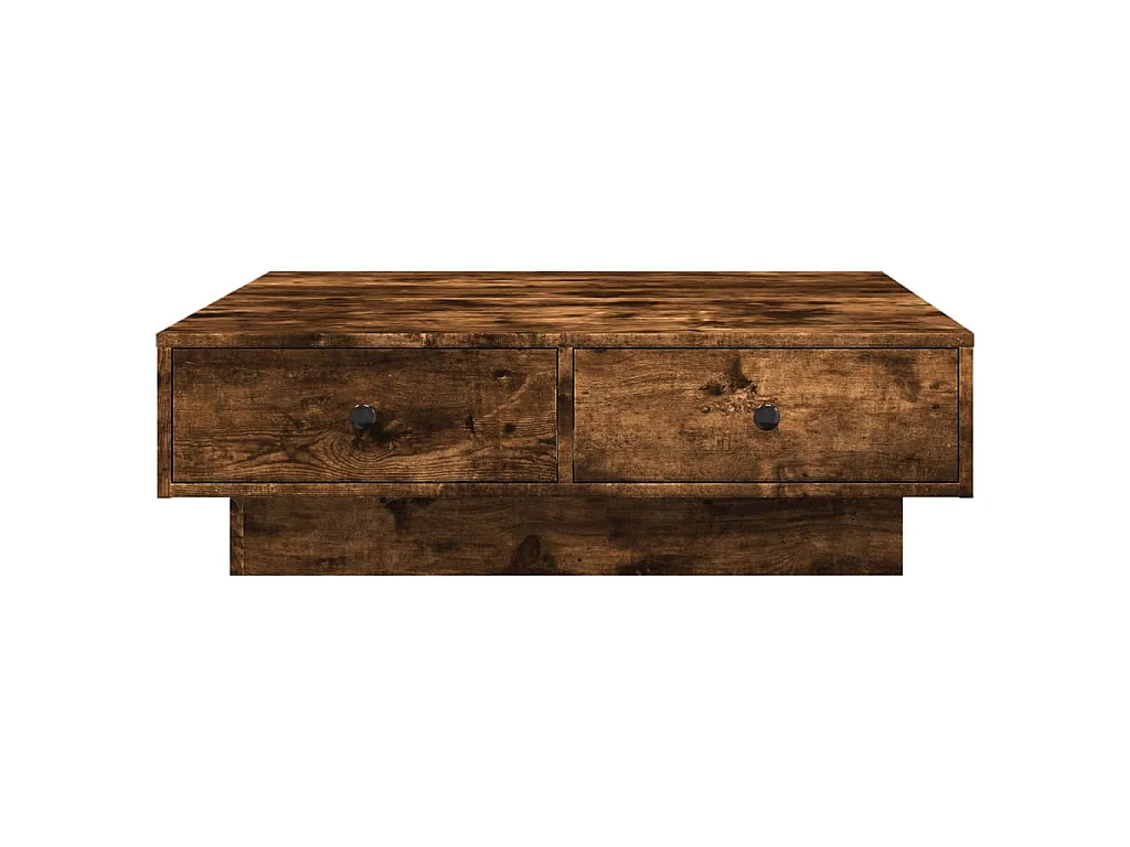 Couchtisch Räuchereiche 90x90x28 cm Holzwerkstoff