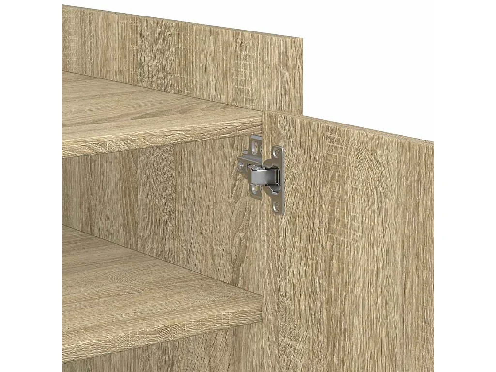 Table basse chêne sonoma 100x50x50 cm bois d'ingénierie