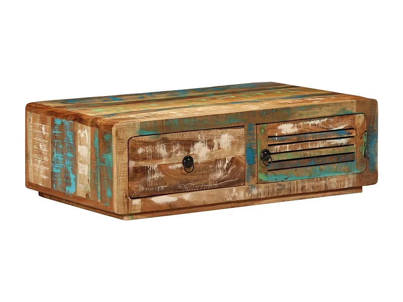 Salontafel 89x55x29 cm massief gerecycled hout