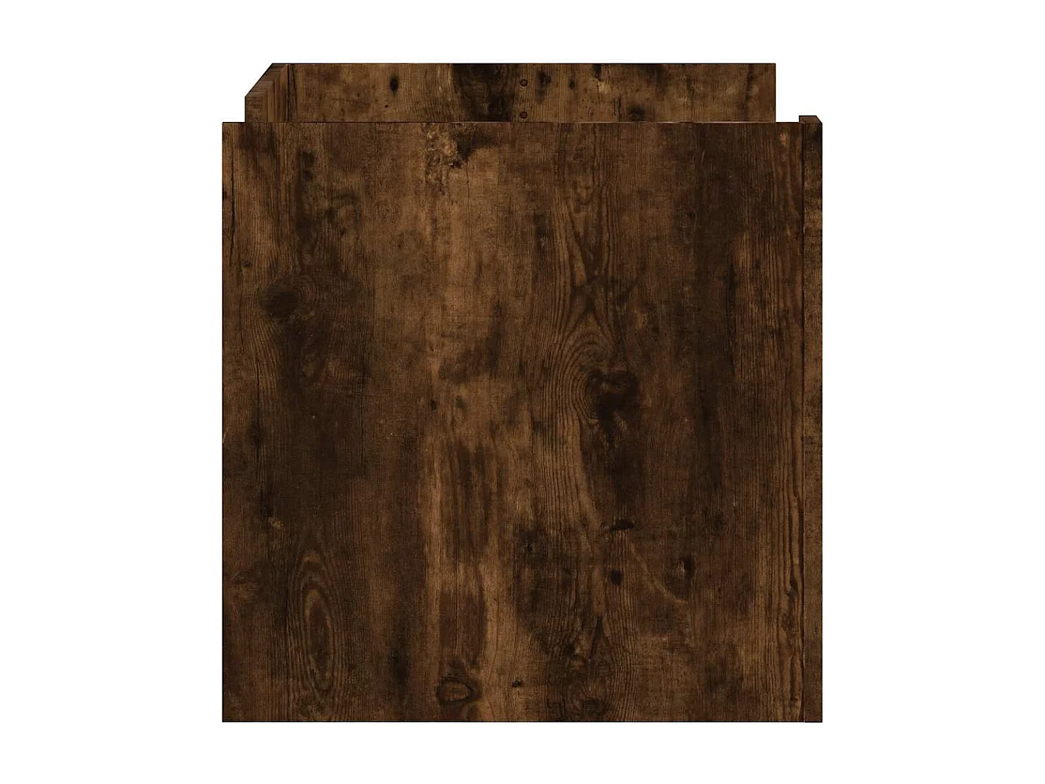 Salontafel 80x50x50 cm bewerkt hout gerookt eikenkleurig