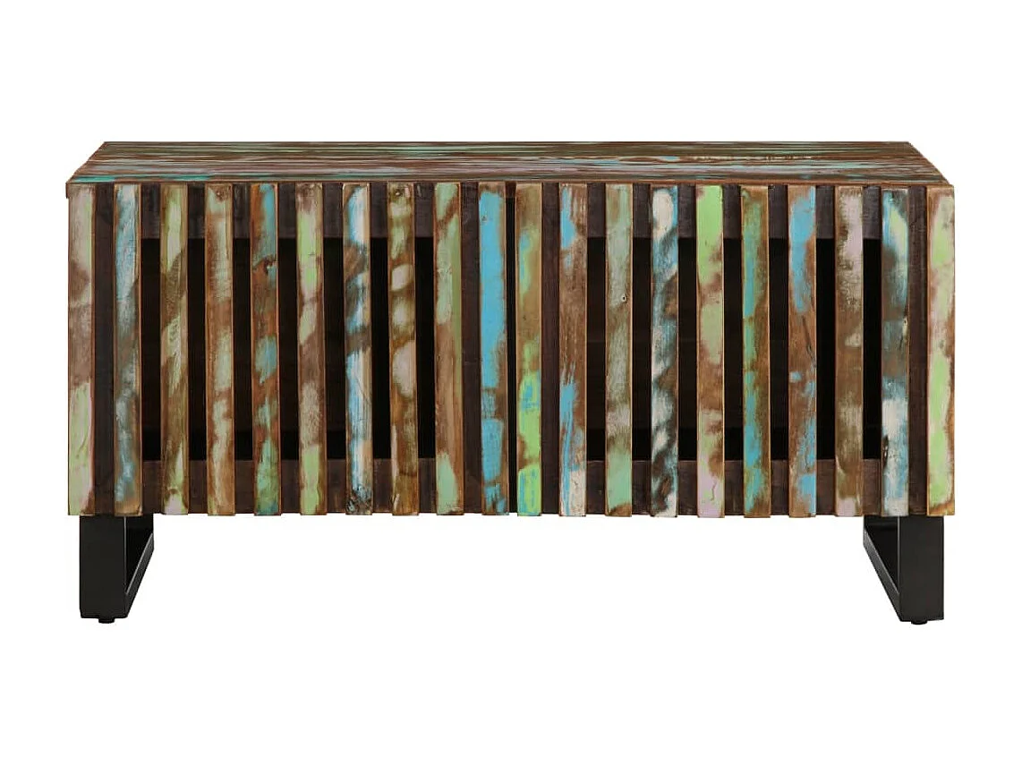 Table basse 80x51x40 cm bois massif d'acacia