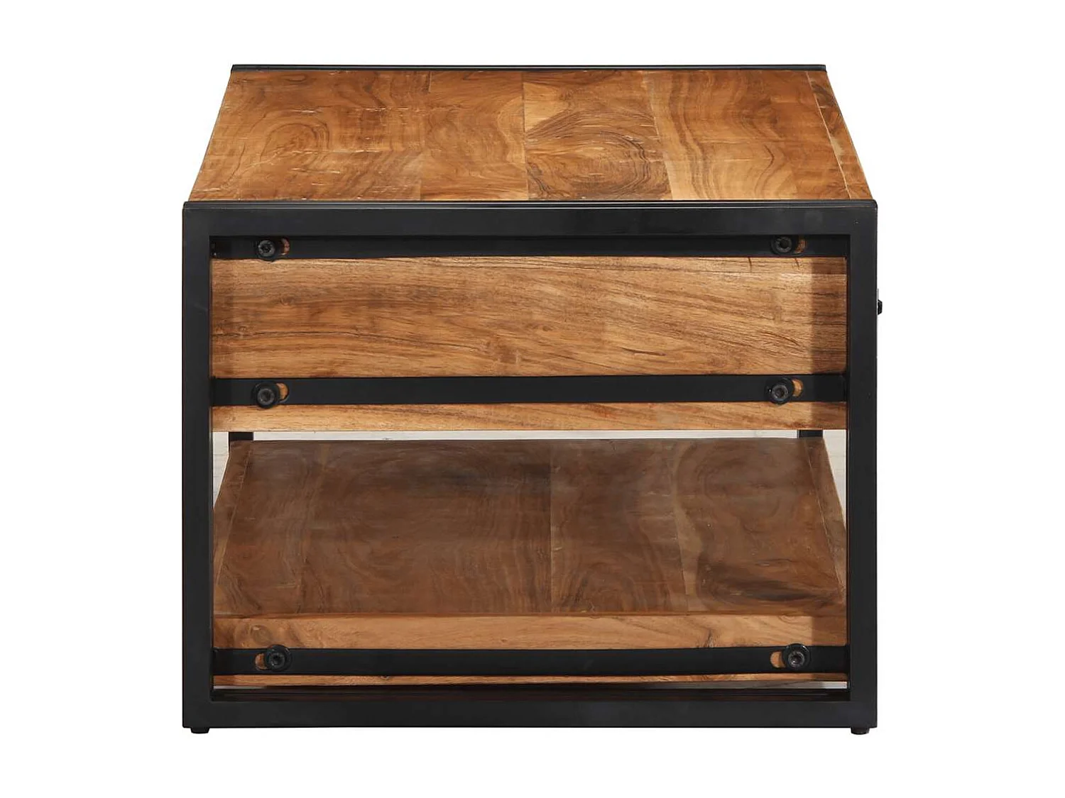 Mesa de centro 90x50x38 cm madeira de acácia maciça