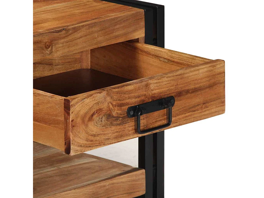 Mesa de centro 90x50x38 cm madeira de acácia maciça