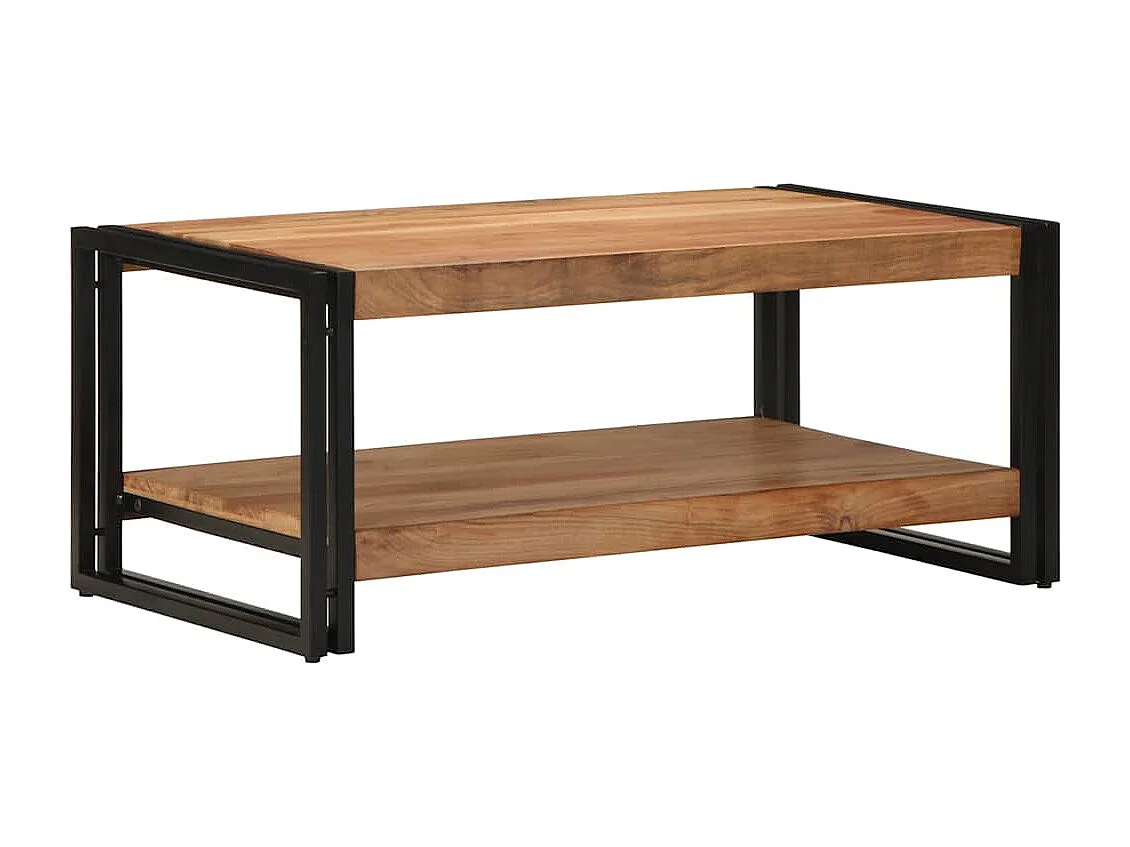 Mesa de centro 90x50x38 cm madeira de acácia maciça