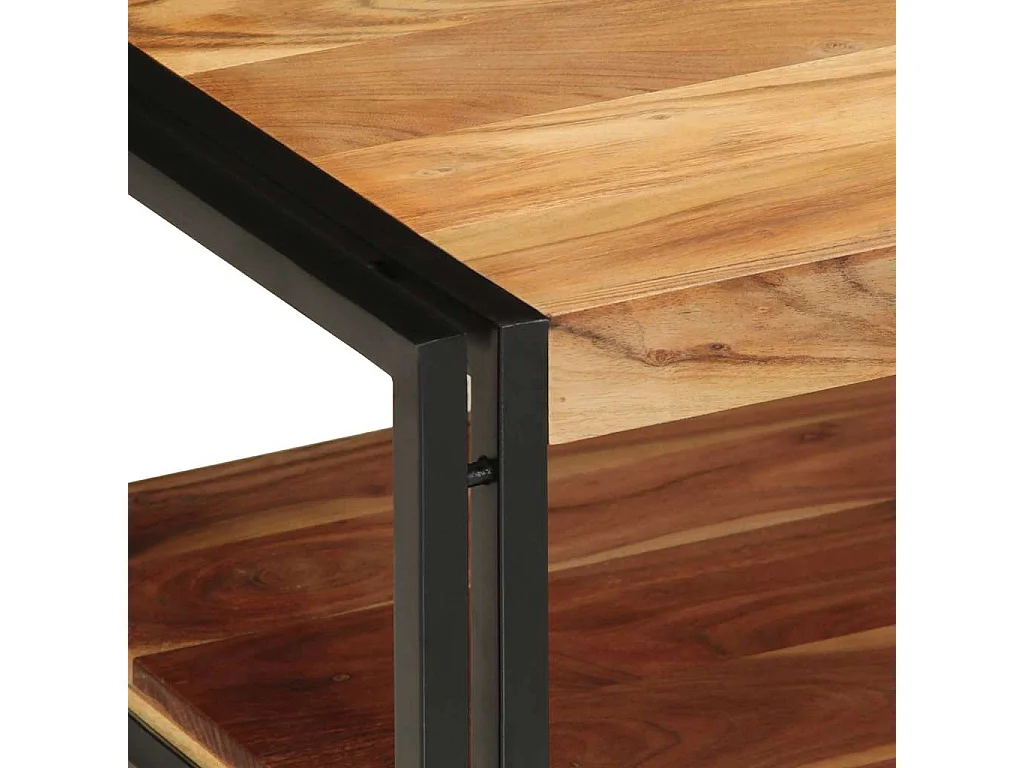 Mesa de centro 90x50x38 cm madeira de acácia maciça