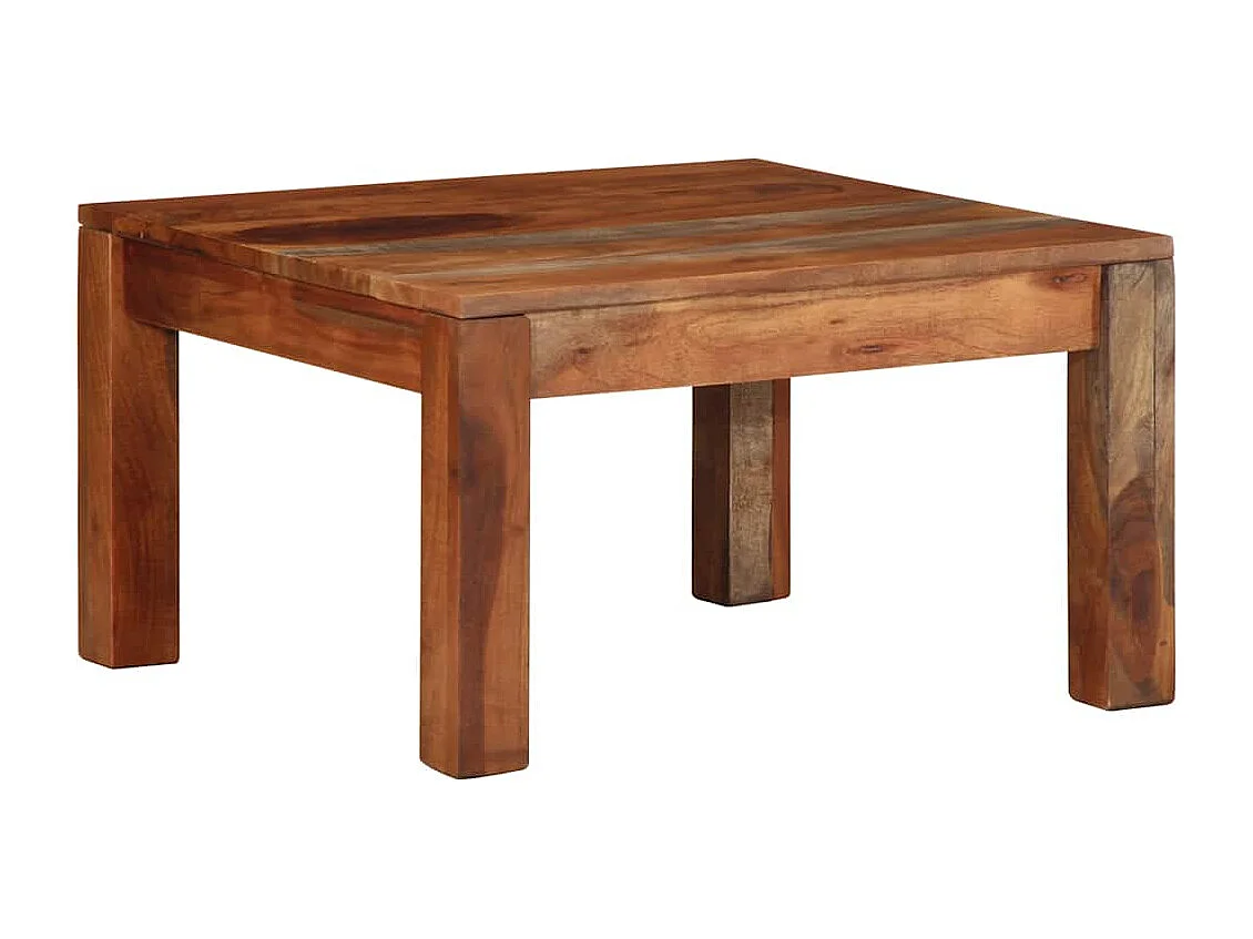 Couchtisch 60x60x35 cm Massivholz Akazie