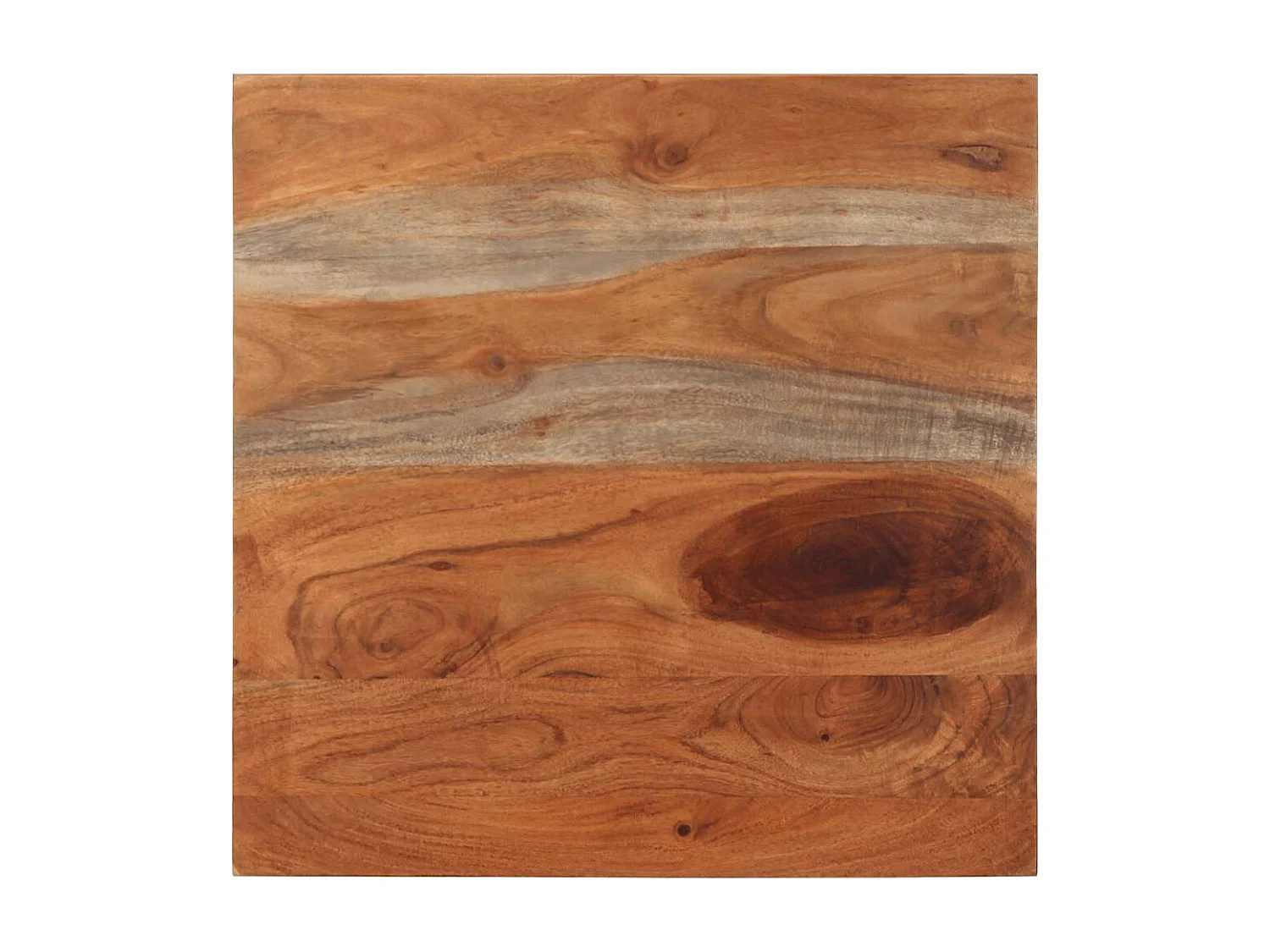Tavolino da Caffè 60x60x35 cm in Legno Massello di Acacia