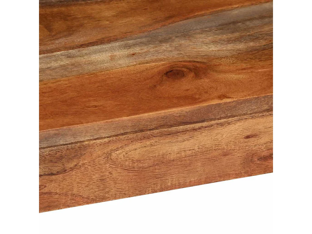 Tavolino da Caffè 60x60x35 cm in Legno Massello di Acacia