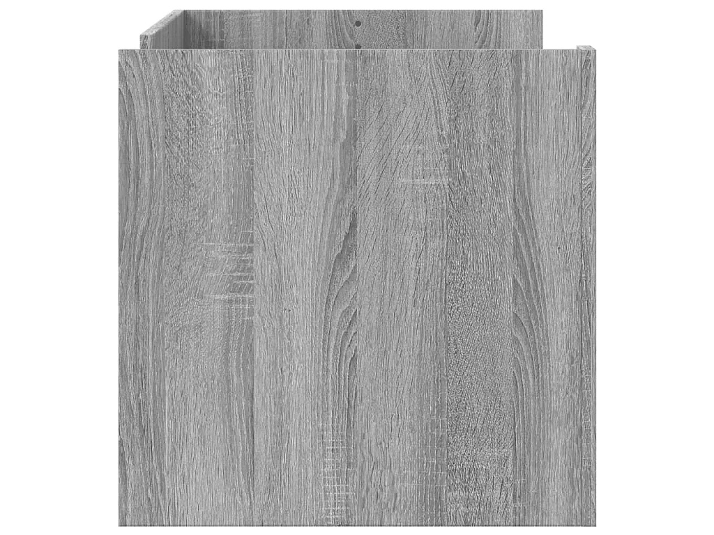 Salontafel 100x50x50 cm bewerkt hout grijs sonoma eikenkleur