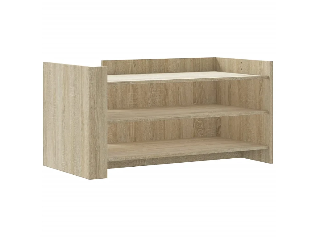 Table basse chêne sonoma 100x50x50 cm bois d'ingénierie