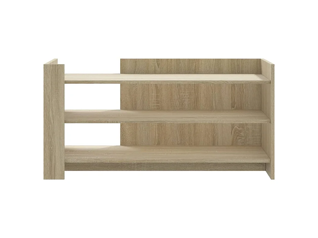 Table basse chêne sonoma 100x50x50 cm bois d'ingénierie