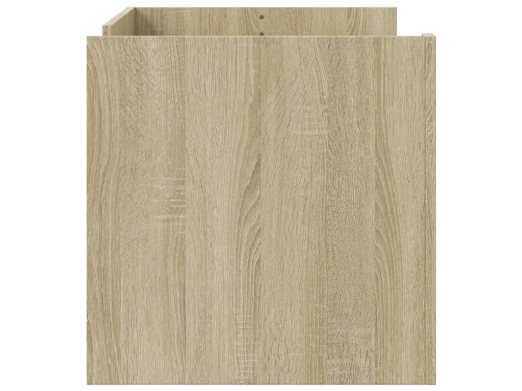 Table basse chêne sonoma 100x50x50 cm bois d'ingénierie