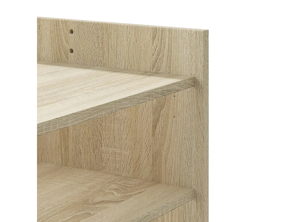 Table basse chêne sonoma 100x50x50 cm bois d'ingénierie