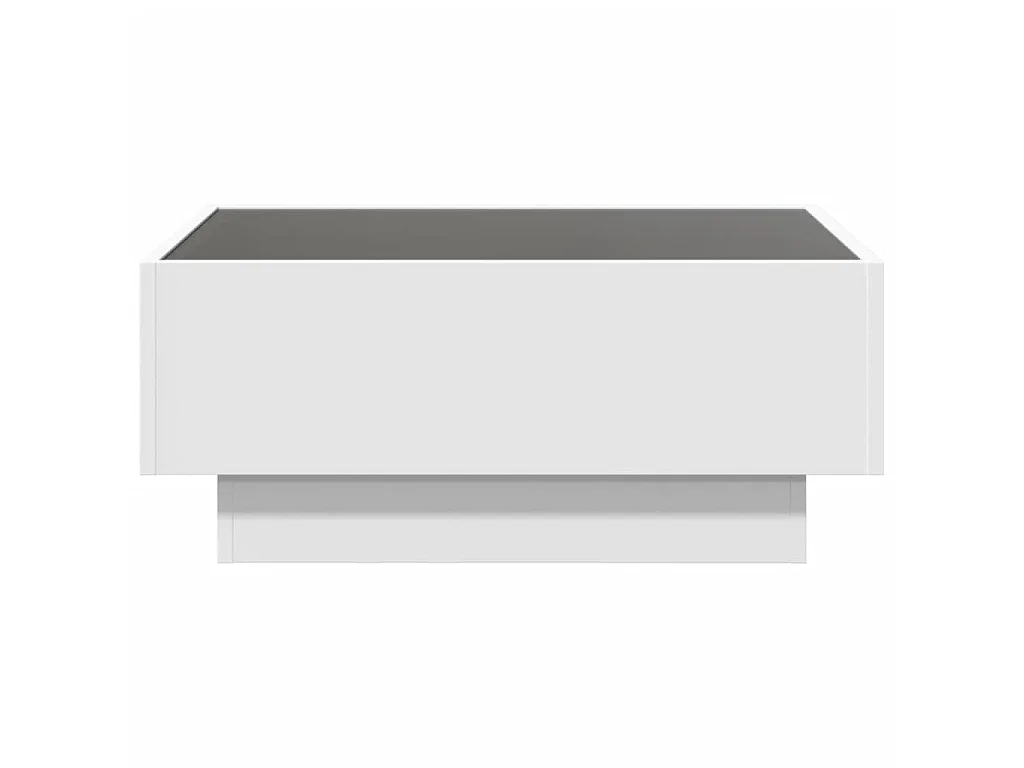 LED-Couchtisch Weiß 70x50x30 cm Holzwerkstoff