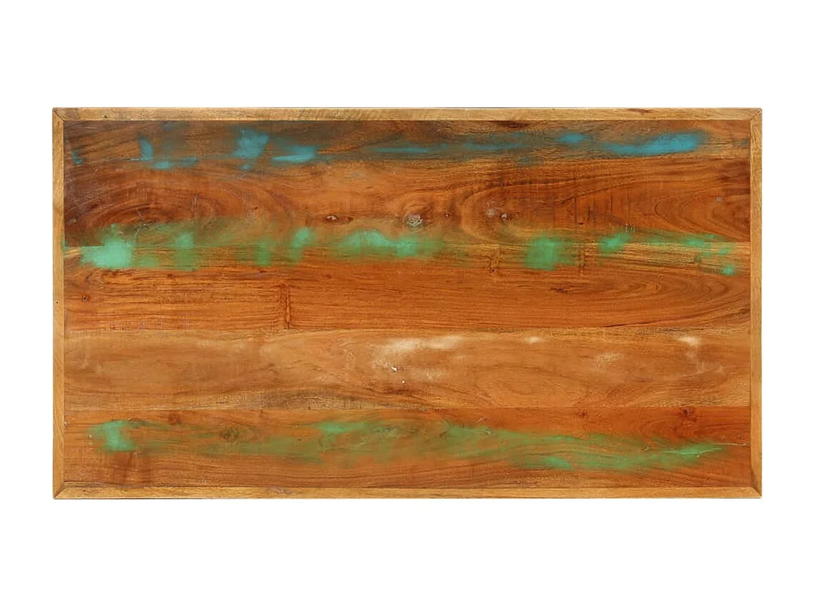 Table basse 100x55x45 cm bois de récupération massif