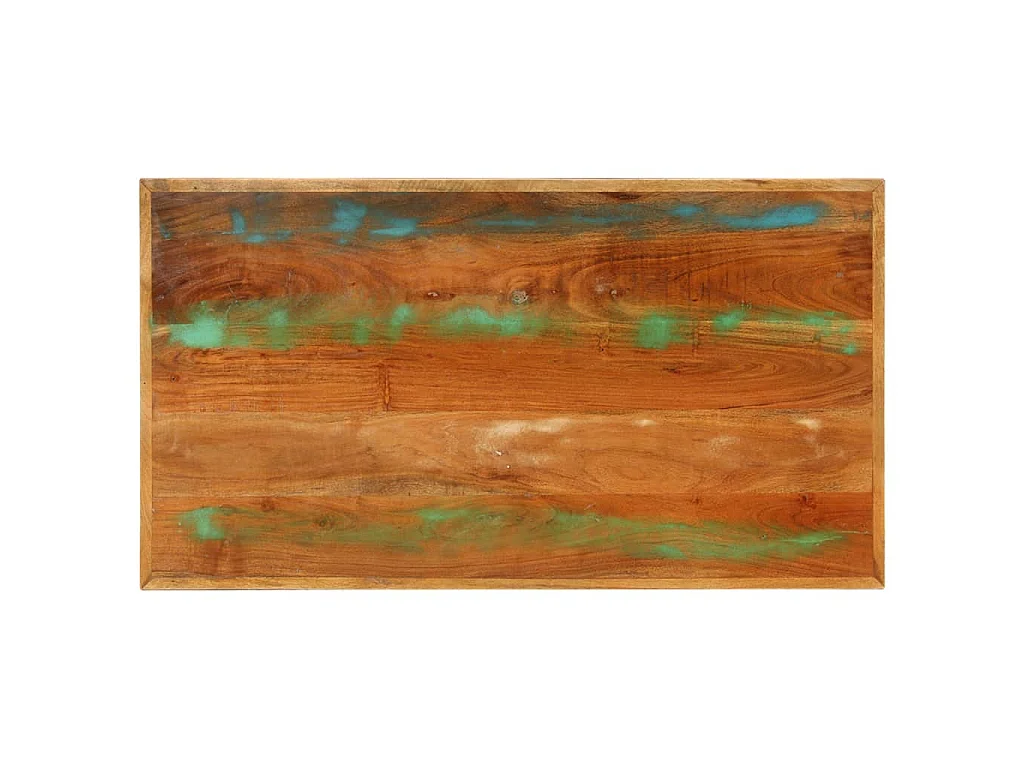 Table basse 100x55x45 cm bois de récupération massif