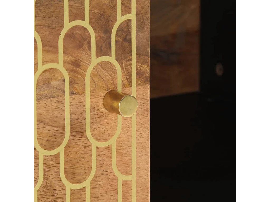 Table basse 80x50x40 cm bois de manguier massif