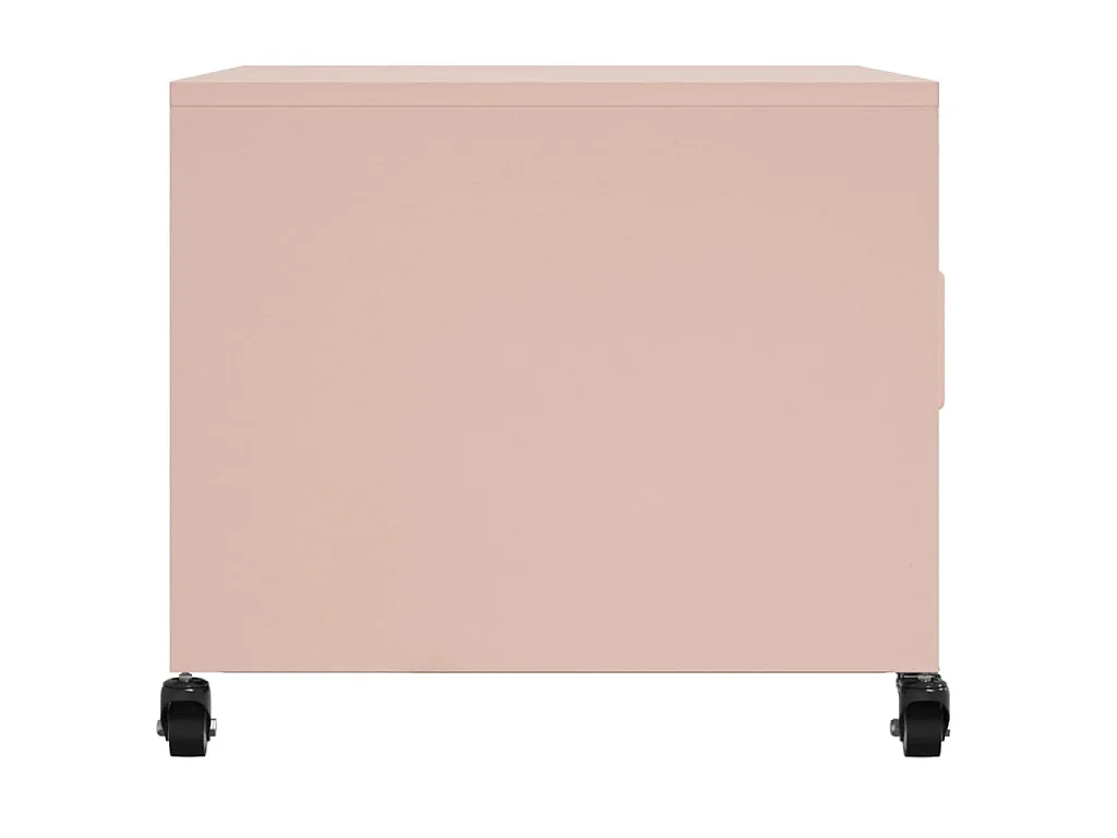 Couchtisch Rosa 68x50x43,5 cm Stahl