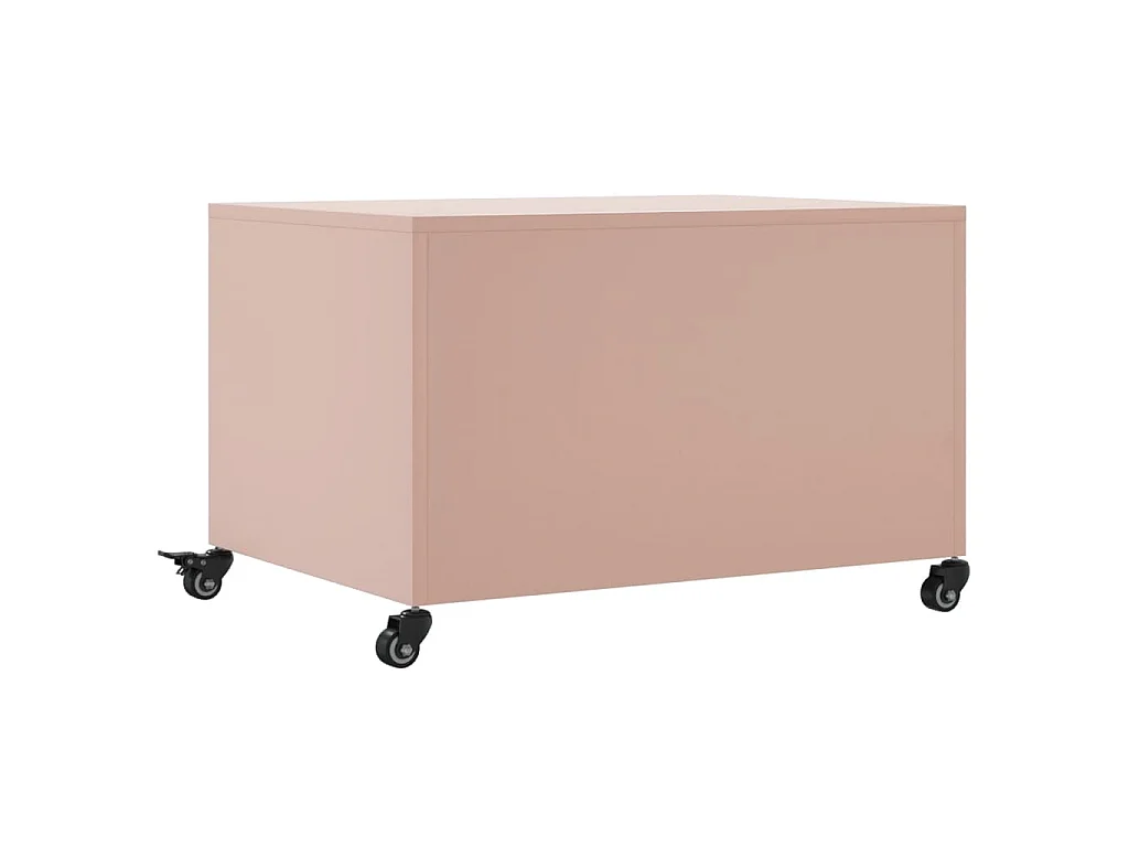 Couchtisch Rosa 68x50x43,5 cm Stahl