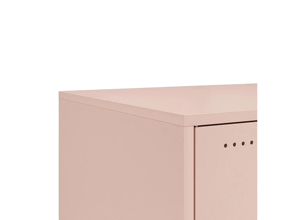 Couchtisch Rosa 68x50x43,5 cm Stahl