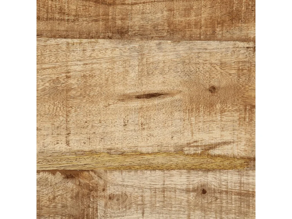 Tavolino da Salotto 55x55x45 cm Legno Massello di Mango Grezzo