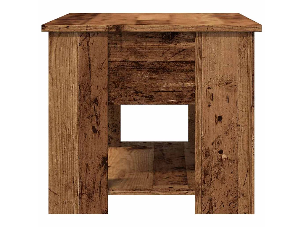 Mesa de centro 79x49x41 cm derivados madeira madeira velha