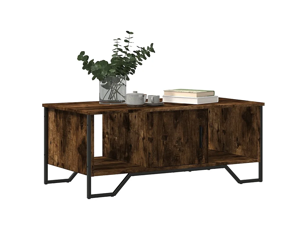 Couchtisch Räuchereiche 100x51x40 cm Holzwerkstoff