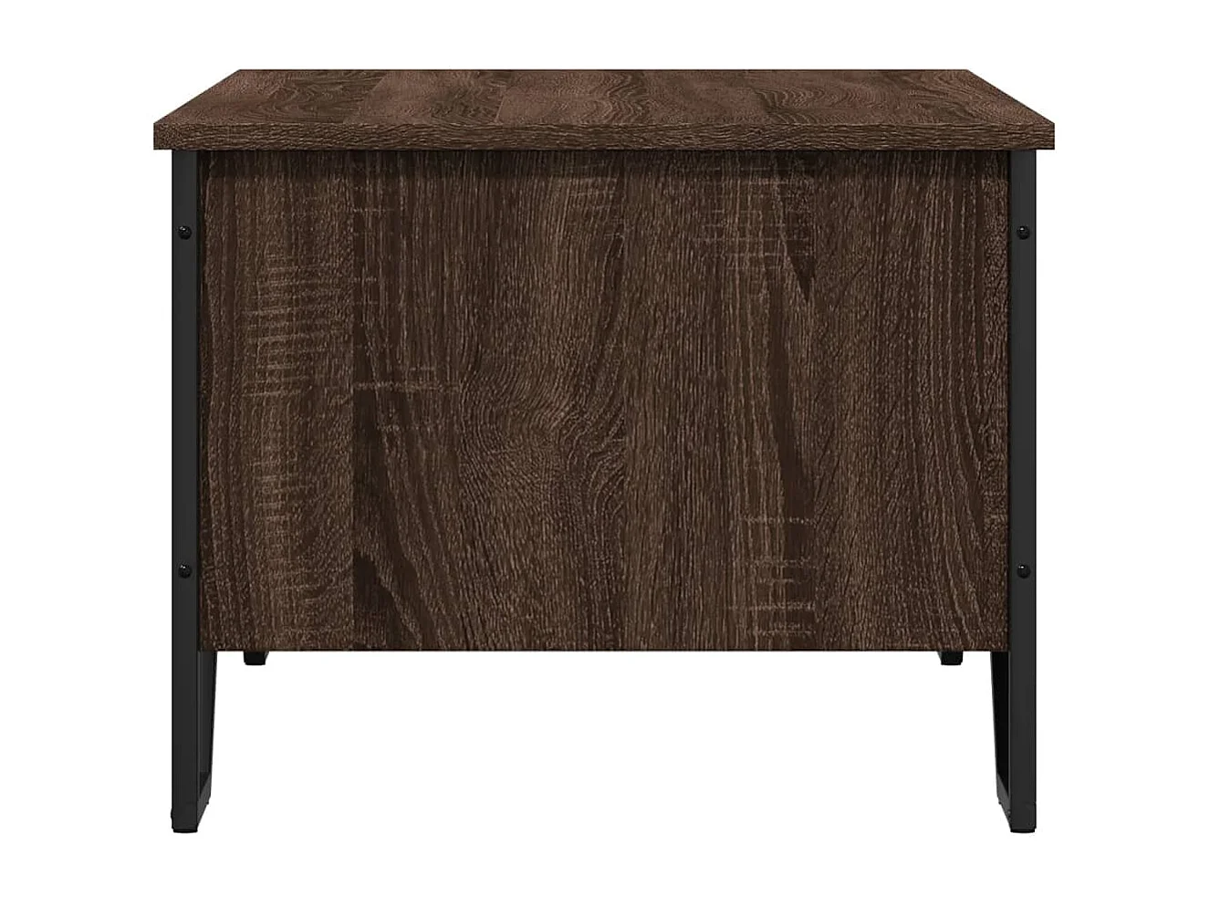 Table basse chêne marron 100x51x40 cm bois d'ingénierie