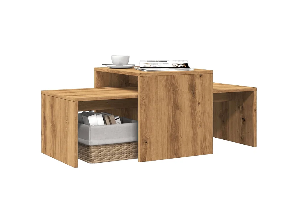 Couchtisch Artisan-Eiche 100x48x40 cm Holzwerkstoff
