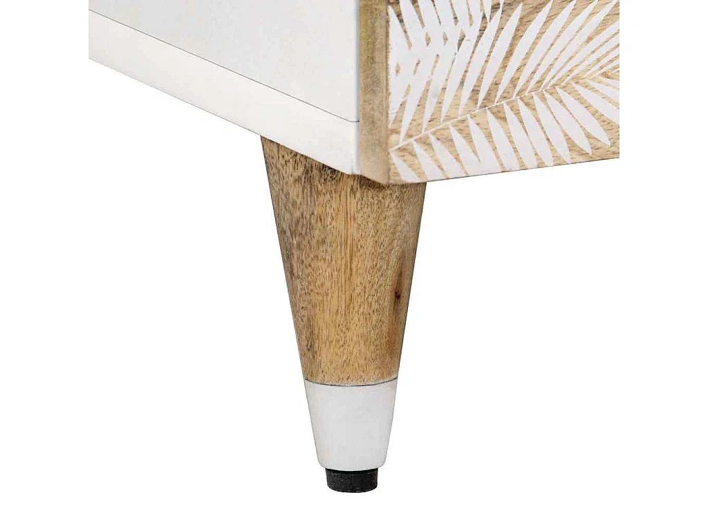 Couchtisch 80x54x40 cm Massivholz Mango