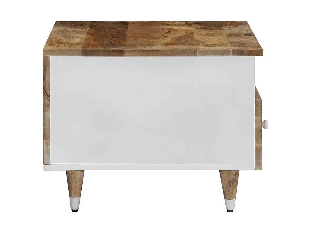 Table basse 80x54x40 cm bois de manguier massif