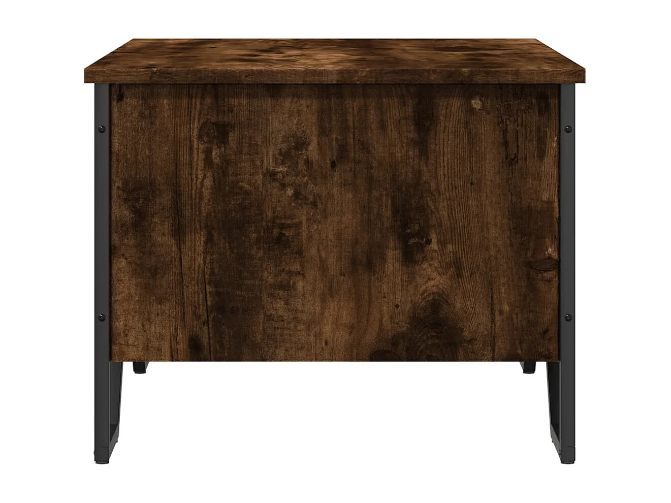 Tavolino da Salotto Rovere Fumo 75x51x40cm in Legno Multistrato