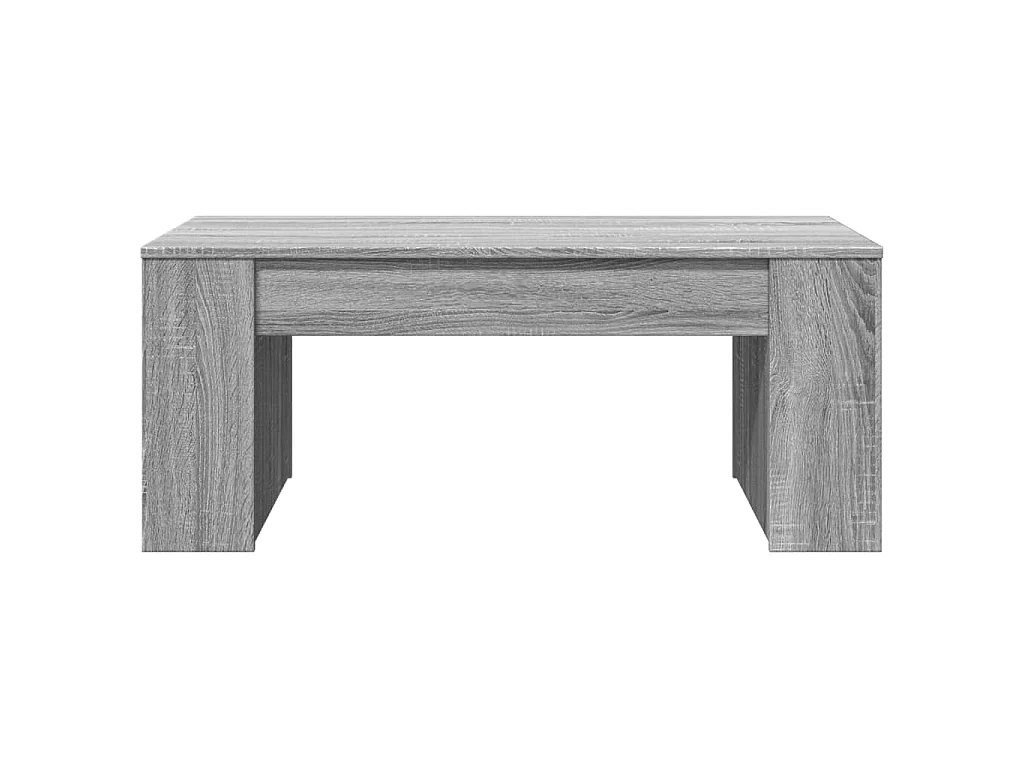 Salontafel 102x55x42 cm bewerkt hout grijs sonoma eikenkleurig