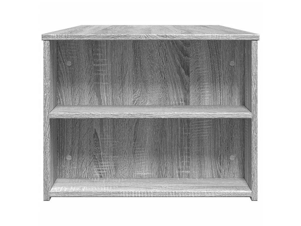 Salontafel 102x55x42 cm bewerkt hout grijs sonoma eikenkleurig