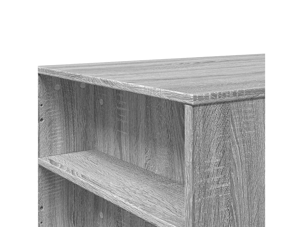 Salontafel 102x55x42 cm bewerkt hout grijs sonoma eikenkleurig