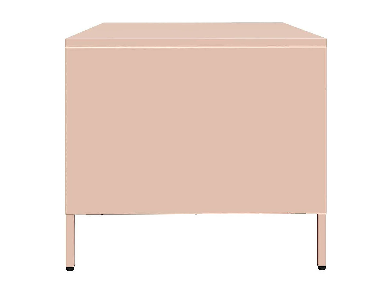 Salontafel 101,5x50x43,5 cm koudgewalst staal roze
