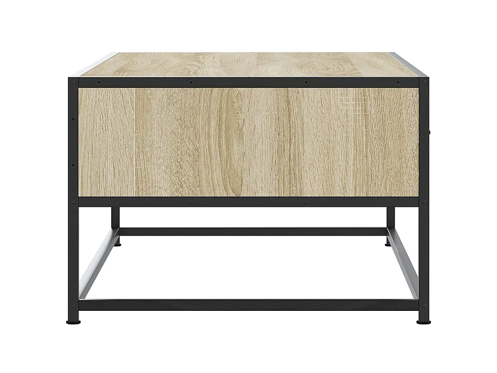 Couchtisch Sonoma-Eiche 100x50x35 cm Holzwerkstoff und Metall