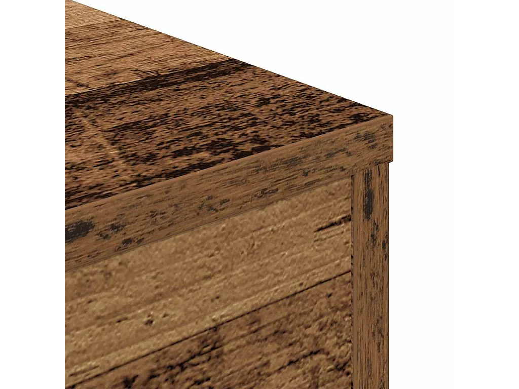 Tavolino da Salotto Legno Antico 55x55x30 cm Legno Multistrato