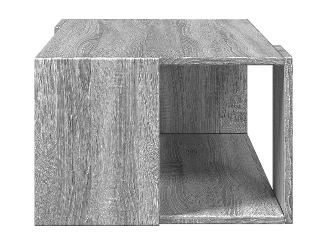Table basse sonoma gris 89,5x48x30 cm bois d'ingénierie
