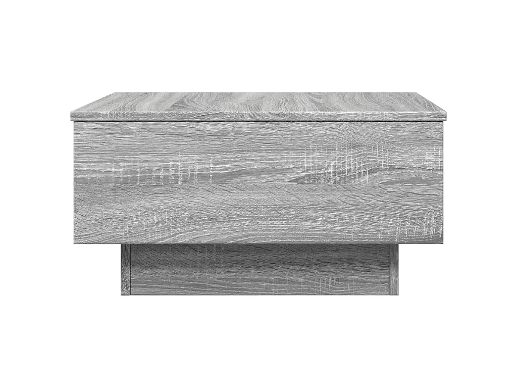 Tavolino Salotto Grigio Sonoma 60x45x31 cm Legno Multistrato
