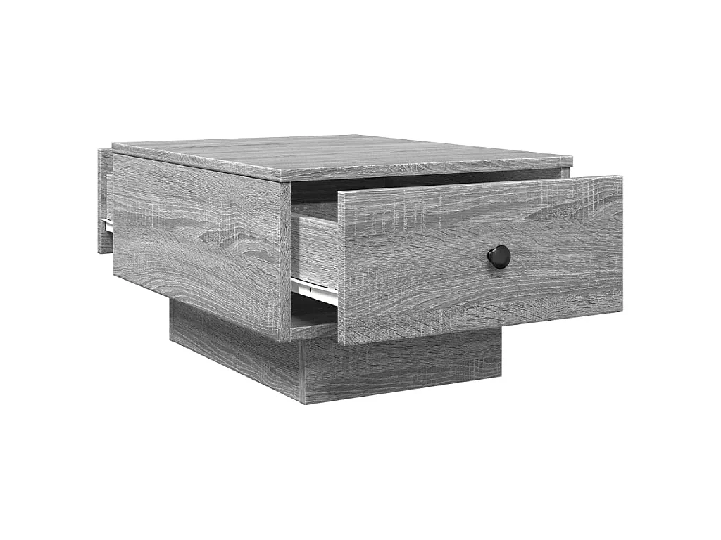 Tavolino Salotto Grigio Sonoma 60x45x31 cm Legno Multistrato