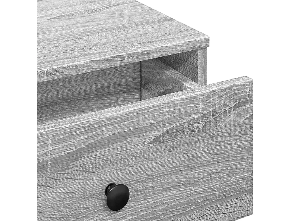 Tavolino Salotto Grigio Sonoma 60x45x31 cm Legno Multistrato
